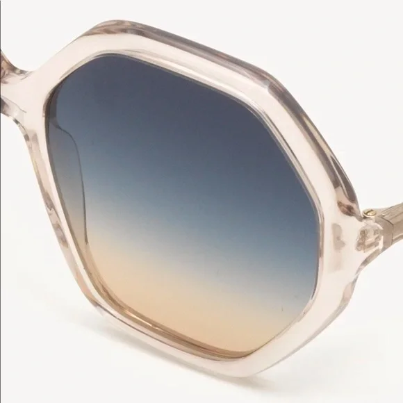 Chloe Esther Sunglasses Octagonal 58 Lens
